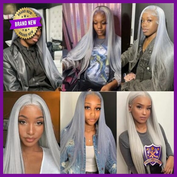 26 Inch Human Hair Lace Front Wig 180% Density Glueless Pre Plucked main image 5